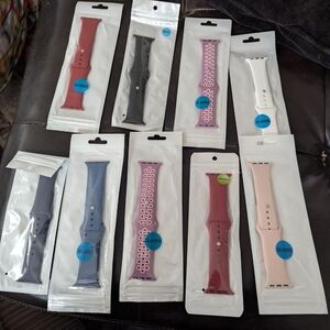 9 Assorted Smartwatch Bands Size 38/40